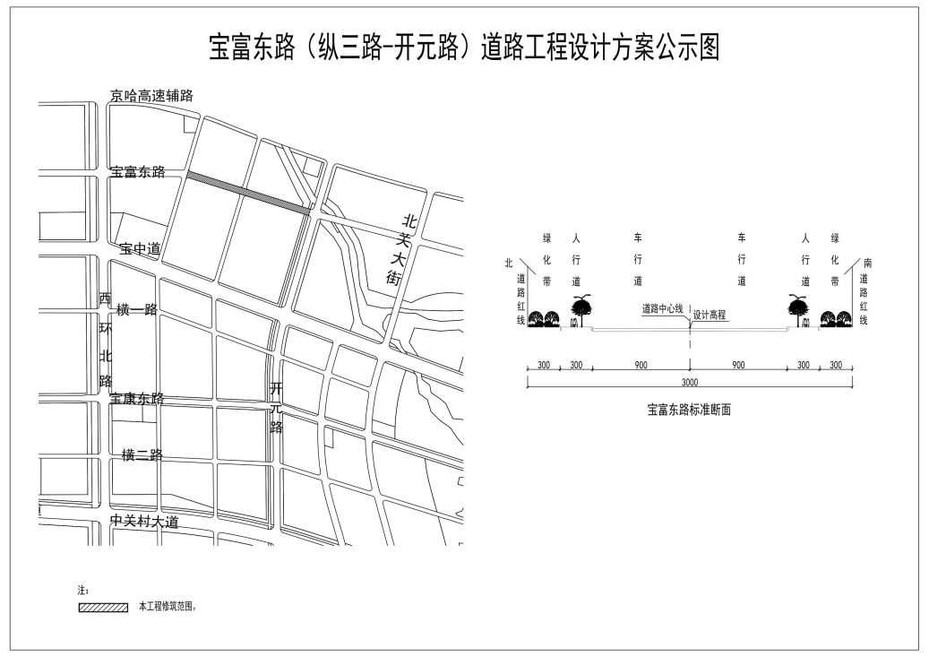 宝富东路(纵三路至开元路)道路工程设计方案公示图.jpg
